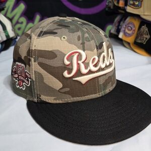New Era 7 3/4 - Camo Cincinnati Reds